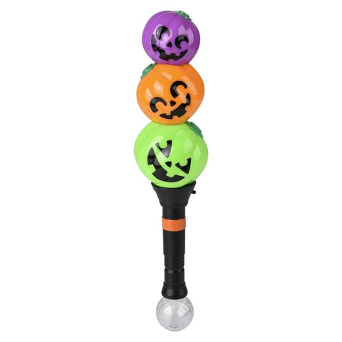 17" Light-Up Triple Jack O Lantern Wand- LLB Toys