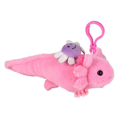 3.5" Mighty Quakes Axolotl Backpack Clip 12ct - LLB Toys