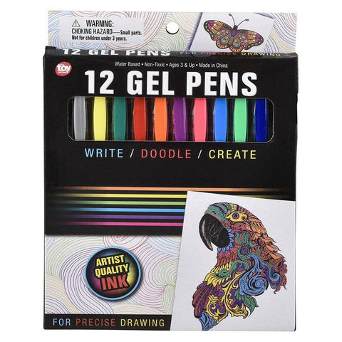 5.75" GEL PENS (12PC/UN) LLB Stationary