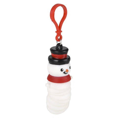 3.75" Wiggle Sensory Snowman Backpack Clip 12ct LLB Backpack