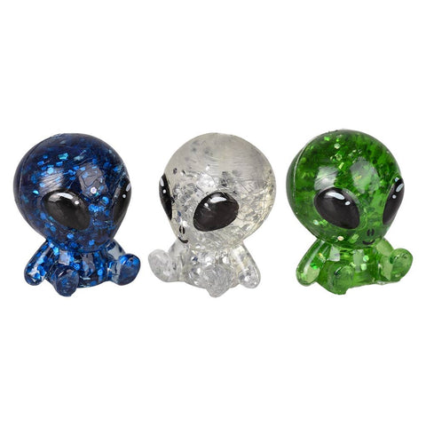 Mini Glitter Alien Figurine 1"  - LLB Toys