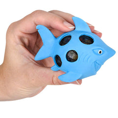 3.5" SQUEEZY BEAD SHARK BALL LLB kids toys