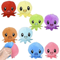 REVERSE EEZ plush OCTOPUS 6"-  LLB Plush Toys