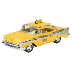 5" DIE-CAST PULL BACK CHEVROLET BEL AIR TAXI LLB Car Toys