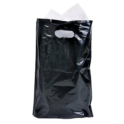 BLACK PLASTIC BAGS 8.75"X12" LLB kids toys