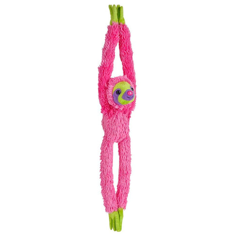 20" HANGING SLOTH NEON LLB Plush Toys