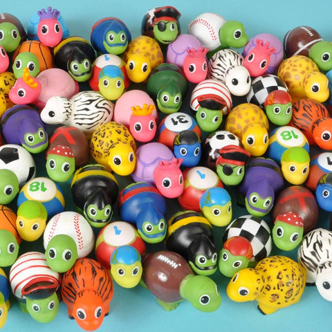 2" RUBBER TURTLE MIX (72PCS/UNIT) LLB kids toys