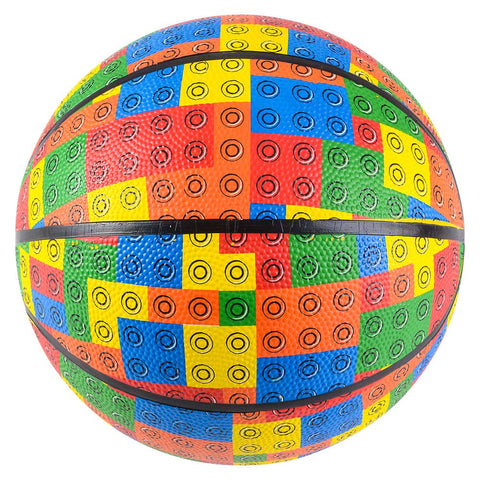 9.5" BLOCK PATTERN REGULATION BASKETBALL LLB kids toys