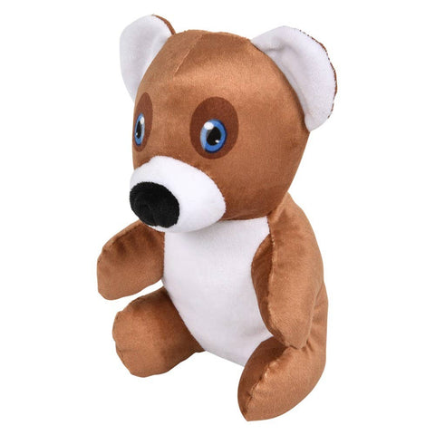 8" Sitting Dog/Bear Plush - LLB Toys