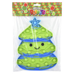 CHRISTMAS TREE JUMBO BUBBLE POPPER 9" - LLB kids toys