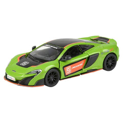 5" DIE-CAST PULL BACK MCLAREN 675LT LLB Car Toys
