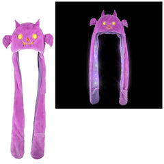 Light-Up Plush Bat Hat Scarf - LLB Toys