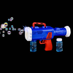 10.6" Patriotic Space Rifle Bubble Blaster - LLB Toys