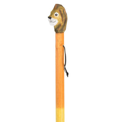 48" WOODEN LION WALKING STICK LLB kids toys