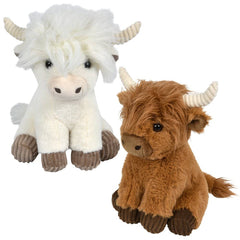 7.5" Highland Cow Plush - LLB Toys