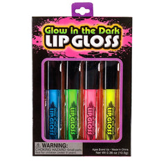GLOW IN DARK LIP GLOSS 4.25" 0.09OZ LLB kids toys