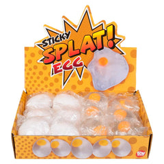 2.5" STICKY SPLAT EGG LLB kids toys