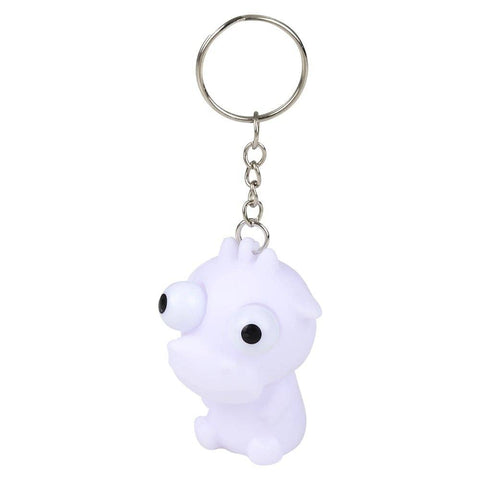 2" SQUEEZE ANIMAL POPPING EYE KEYCHAIN LLB Keychain