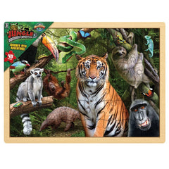 15.75" x 11.75" 48PC JUNGLE PUZZLE LLB Puzzle