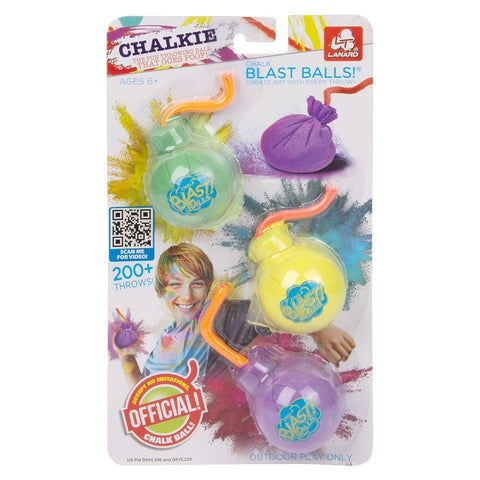 Lanard Chalk Blast Balls 3pc Set LLB kids toys
