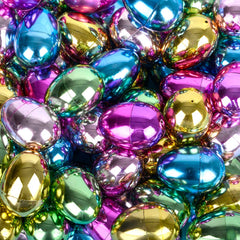 2" Metallic Fillable Plastic Eggs - LLB Toys