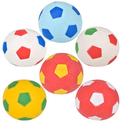 4.25" Squish Mega Marshmallow Soccer Ball 6ct - LLB Toys