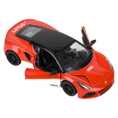 5" Diecast Pull Back Lotus Emira Heritage 12ct - LLB Toys