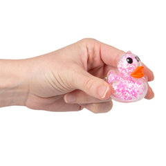 2.3" Mini Squeezy Foam Bead Ducky 24ct - LLB Toys