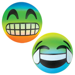 6" EMOTICON RAINBOW VINYL BALLS LLB kids toys