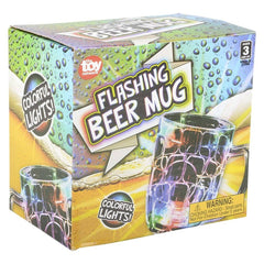 MULTI COLOR FLASH BEER MUG 16 OZ LLB kids toys