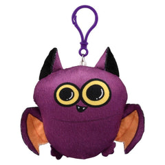 3.5" Halloween Plush Backpack Clip On Assortment- LLB Toys