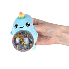 3'' Narwhal Squeezy Bead plush LLB Plush Toys