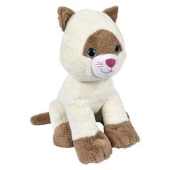 Sitting Cat 18in Asmt Plush Toy - LLB Toys