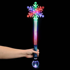 21" SNOWFLAKE MAGIC BALL WAND LLB kids toys