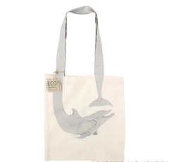 16" DOLPHIN TAIL ECO-FRIENDLY CANVAS BAG LLB kids toys