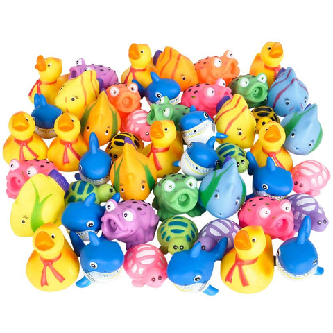 Rubber Water Squirt Toy Assortment - LLB Toys