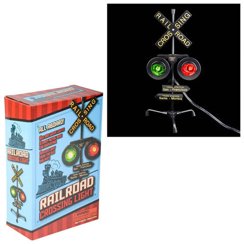 9" RAILROAD CROSSING LIGHT LLB kids toys