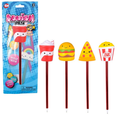 8.25" SQUISH FAST FOOD PENS LLB Squishy Toys