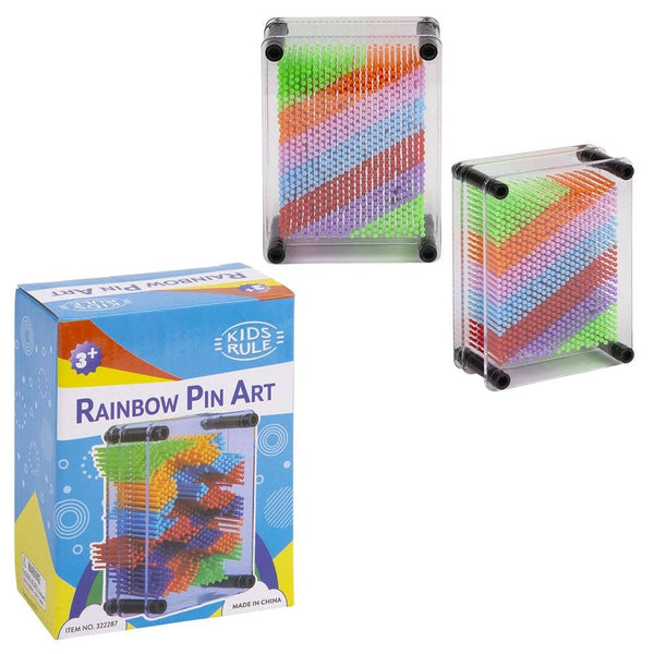 Rainbow Pin Art 4.5in - LLB Toys