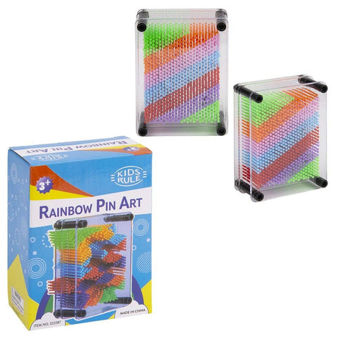 Rainbow Pin Art 4.5in - LLB Toys