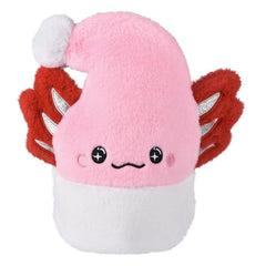 Light-Up Pink Axolotl Santa Hat Christmas