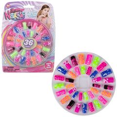Fashion Adhesive Nail Set 36ct - LLB Toys