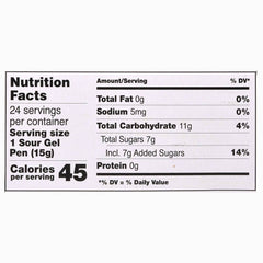 Juicy Drop Sour Gel Pens 24ct -  LLB Toys