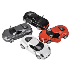5" Diecast Pull Back 2013 Alfa Rome 4C - LLB Toys