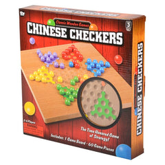 10" WOODEN CHINESE CHECKERS LLB Board Game