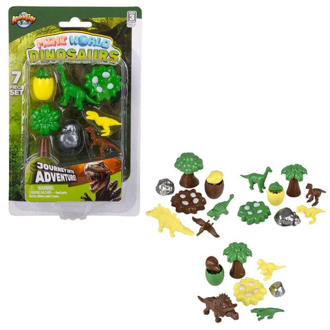 8pc Mini Dinosaur Playset - LLB Toys