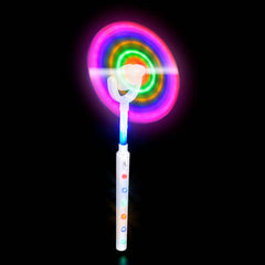 15" LIGHT-UP WHITE SWIVEL SPINNER WAND LLB Light-up Toys