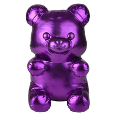 16" Metallic Purple Yummy Bear Pillow - LLB Toys