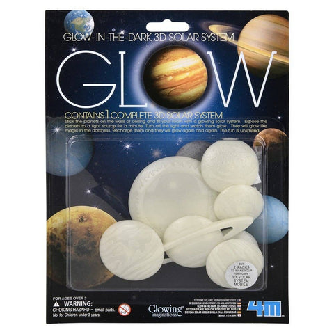 Glow-In-The-Dark 3D Solar System - LLB Toys