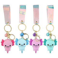 2.25" Axolotl Charm Wristlet Backpack Clip  -  LLB Toys